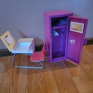 American Girl doll school set